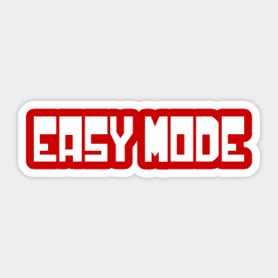 EASY MODE Sticker